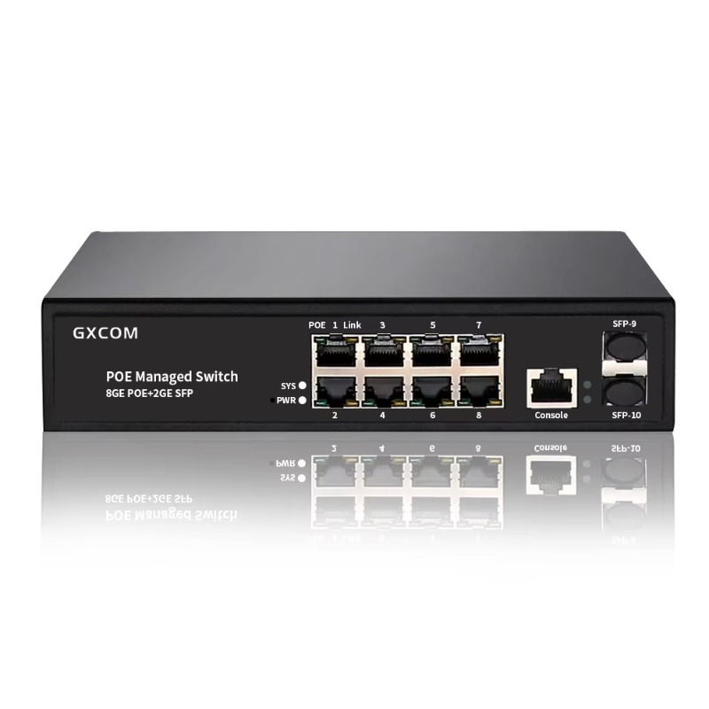 Managed Gigabit Poe Switch 8 Port 802.3At - 8 Portlu Gigabit L2 Yönetilebilir Katman