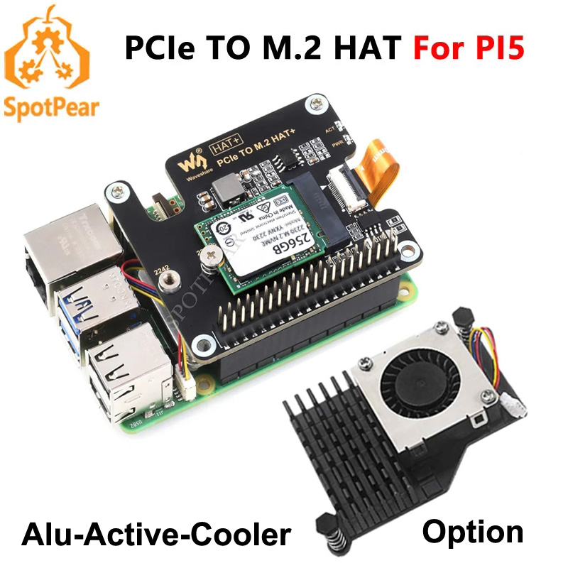 Raspberry Pi 5 8Gb - Pi 5 için M.2 NVMe SSD