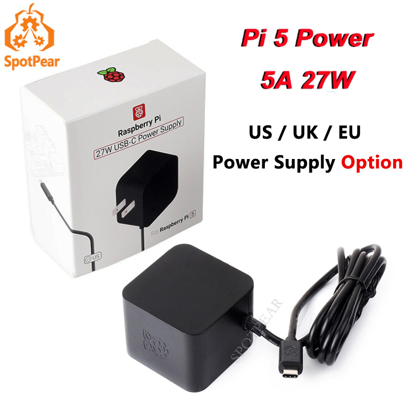 Raspberry Pi 5 8Gb - Orijinal resmi 5V5A PD güç 27W