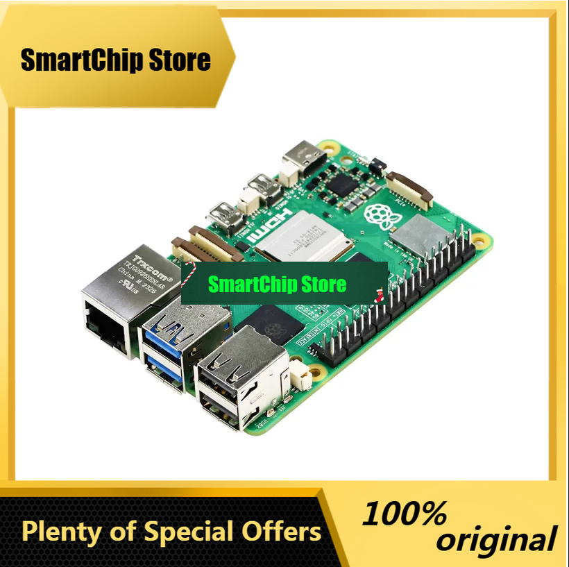 Raspberry Pi 5 8Gb - SmCpOfficial Orijinal Raspberry Pi 5 Tek