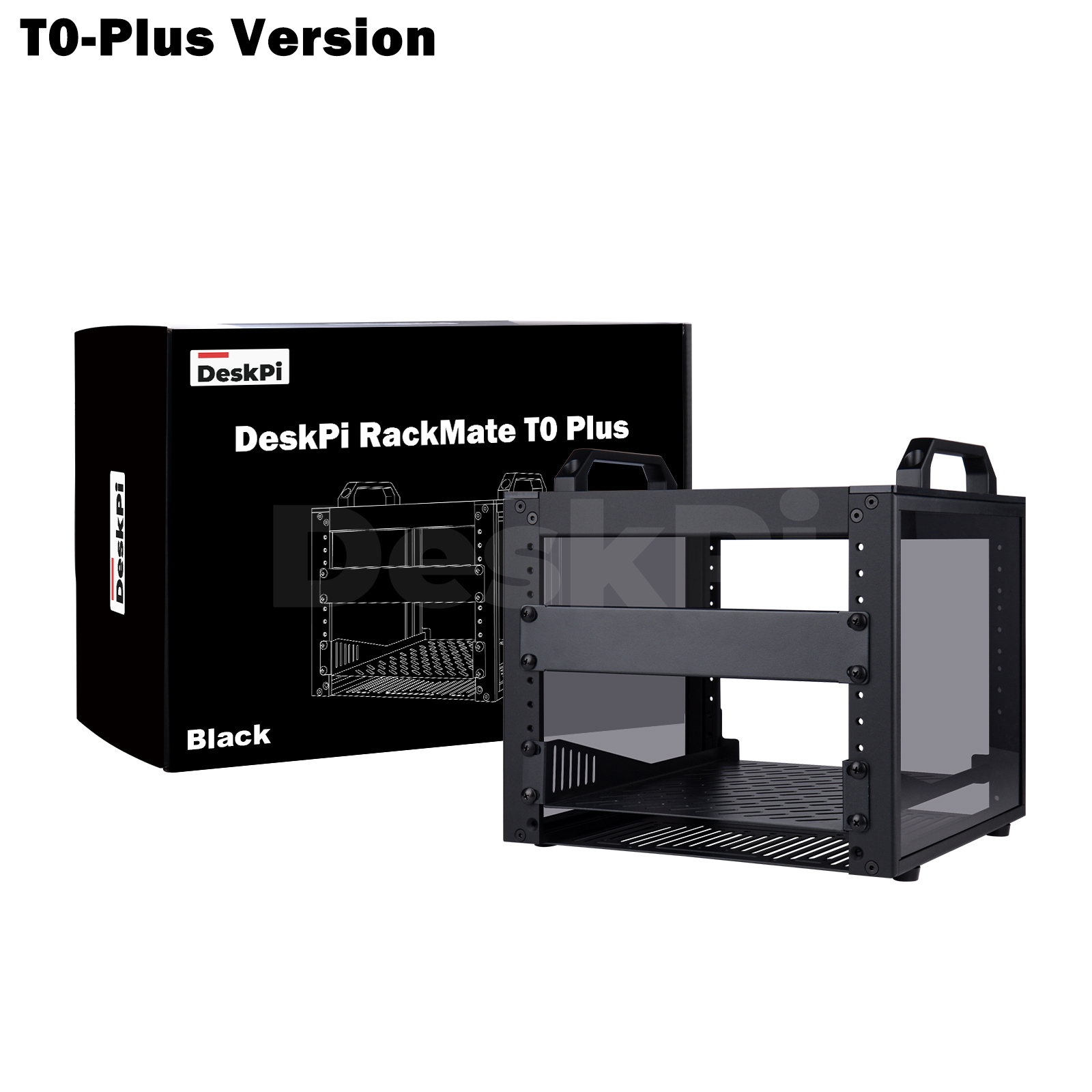 Deskpi Super6C - DeskPi RackMate T0-Plus Raf Montajlı, Ağ,