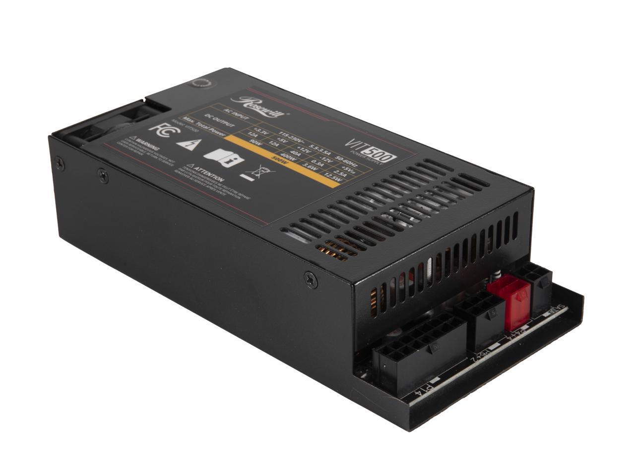 Atx Power Supply 1U Flex 500W - Rosewill VIT 500W, Mini ITX/Flex ATX