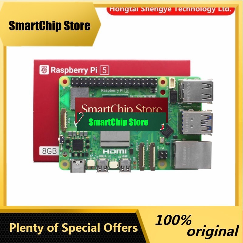 Raspberry Pi 5 8Gb - SmCpNew Orijinal Raspberry Pi 5 4GB