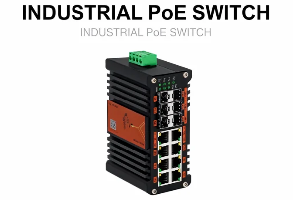 Sfp+ 10G Managed Switch 8 Port - Endüstriyel L2+ Yönetilebilir PoE Switch 8