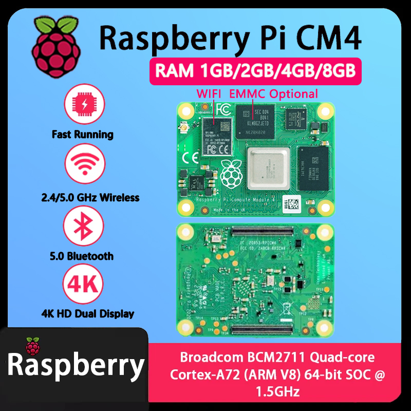 Raspberry Pi CM4 1GB/2GB/4GB/8 - Raspberry Pi Cm4 8Gb Ram 32Gb Emmc Wifi incelemesi ve fiyatı