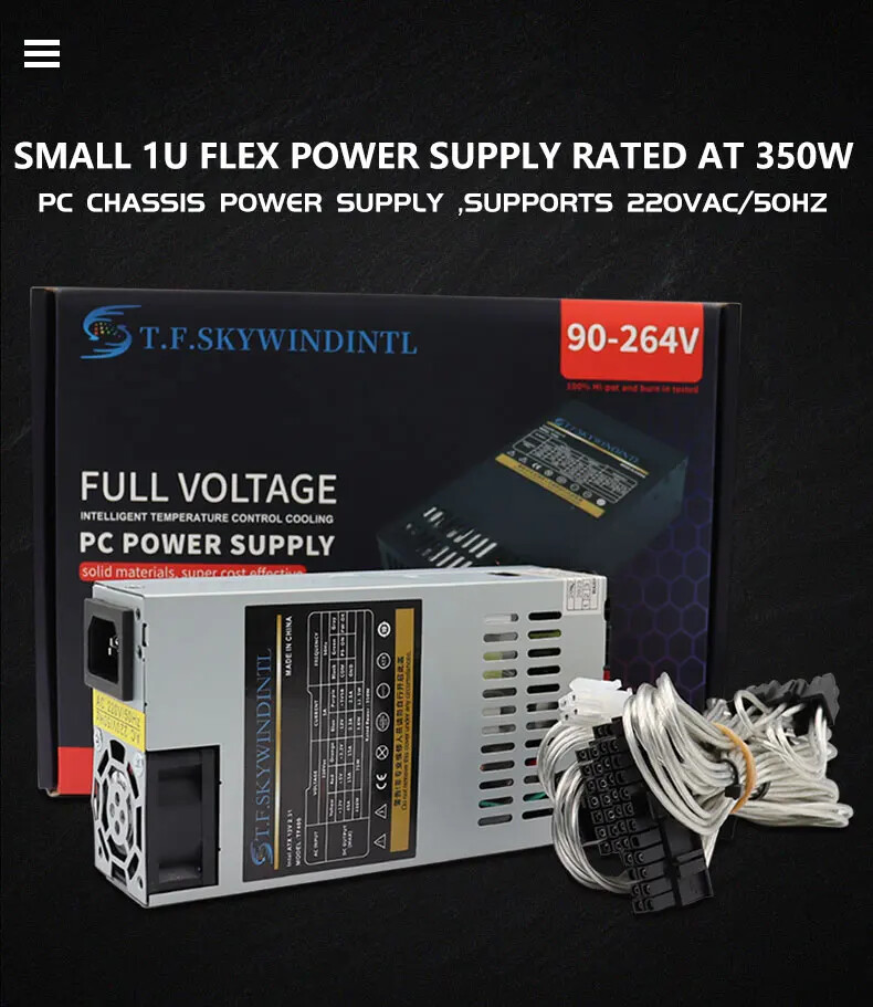 Yeni Max 500W ATX Tam Modüler  - Atx Power Supply 1U Flex 500W incelemesi ve fiyatı