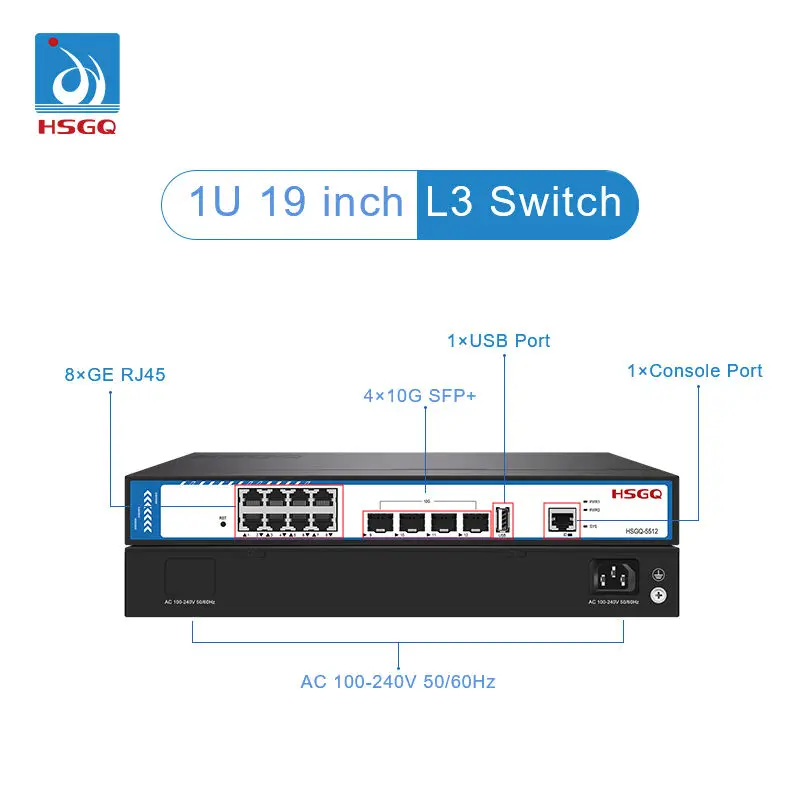 2026/HSGQ-5512 12 Portlu 8*GE  - Sfp+ 10G Managed Switch 8 Port incelemesi ve fiyatı